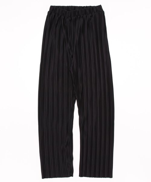 Samansa Mos2 blue（サマンサモスモスブルー）の「ランダムプリーツパンツ（その他パンツ・レディース・グレー/ブラック/グリーン・ﾌﾘ-）」の2枚目の写真