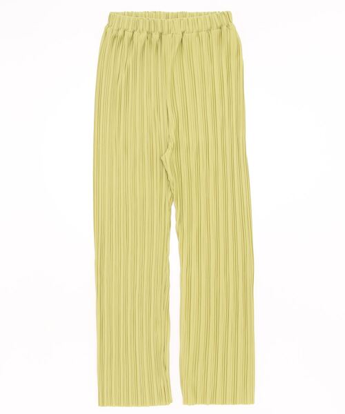 Samansa Mos2 blue（サマンサモスモスブルー）の「ランダムプリーツパンツ（その他パンツ・レディース・グレー/ブラック/グリーン・ﾌﾘ-）」の4枚目の写真