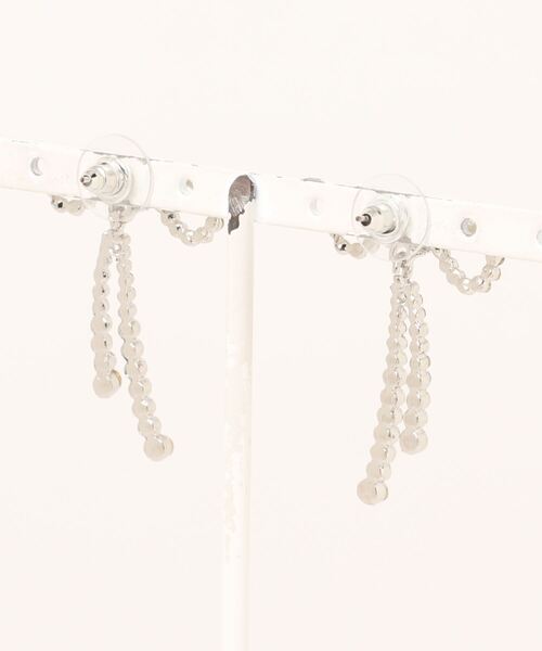 JUMELLE(ジュメロ)の「リボンストーンピアス(ピアス(両耳用)・レディース・シルバー・FREE)」の12枚目の写真