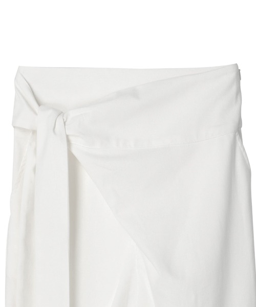 ALEXIA STAM（アリシアスタン）の「Wrap Wide Pants /ラップワイドパンツ（その他パンツ・レディース・ブルー/モカ/ホワイト・S/M）」の11枚目の写真