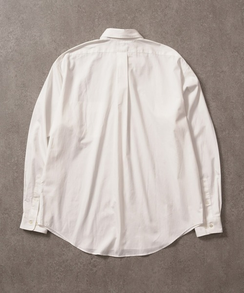 BRICK & SONS（ブリックアンドサンズ）の「オーバーサイズ ブロードシャツ＜ホワイト＞（シャツ/ブラウス・メンズ・ホワイト・LL/M/L）」の14枚目の写真