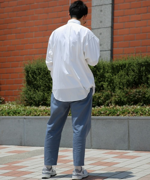 BRICK & SONS（ブリックアンドサンズ）の「オーバーサイズ ブロードシャツ＜ホワイト＞（シャツ/ブラウス・メンズ・ホワイト・LL/M/L）」の13枚目の写真