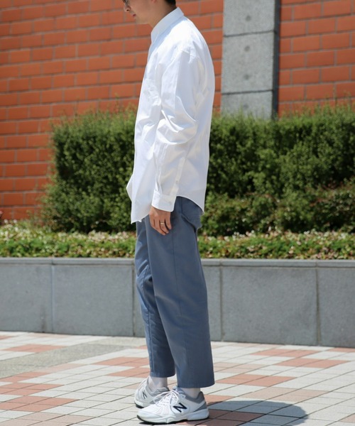 BRICK & SONS（ブリックアンドサンズ）の「オーバーサイズ ブロードシャツ＜ホワイト＞（シャツ/ブラウス・メンズ・ホワイト・LL/M/L）」の12枚目の写真
