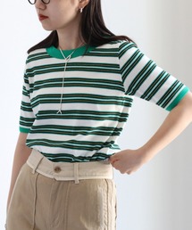 cepo | マルチボーダーリンガーTee(Tシャツ/カットソー)