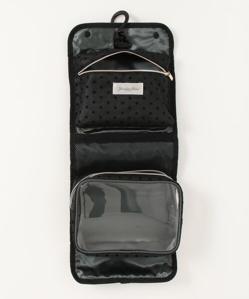 Jewelna Rose(ジュエルナローズ)の「ラウンジアクセサリー バスポーチ トラベルポーチ(ポーチ・レディース・ブラック/ピンクベージュ・FREE)」の18枚目の写真