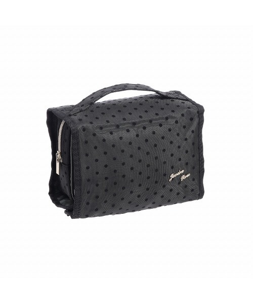 Jewelna Rose(ジュエルナローズ)の「ラウンジアクセサリー バスポーチ トラベルポーチ(ポーチ・レディース・ブラック/ピンクベージュ・FREE)」の2枚目の写真