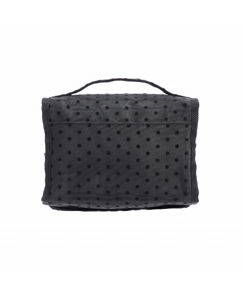 Jewelna Rose(ジュエルナローズ)の「ラウンジアクセサリー バスポーチ トラベルポーチ(ポーチ・レディース・ブラック/ピンクベージュ・FREE)」の4枚目の写真