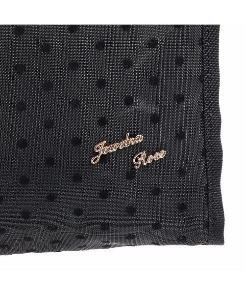 Jewelna Rose(ジュエルナローズ)の「ラウンジアクセサリー バスポーチ トラベルポーチ(ポーチ・レディース・ブラック/ピンクベージュ・FREE)」の6枚目の写真