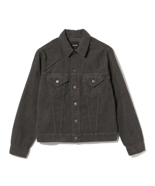 BEAMS ダークブルー コーデュロイジャケット BEAMS（ビームス）の「BEAMS / コーデュロイ ジャケット