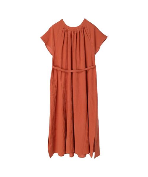 koe（コエ）の「キャップスリーブベルト付きワンピース＊（ワンピース・レディース・ブラック/オフホワイト/グリーン/テラコッタ・FREE）」の13枚目の写真