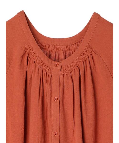 koe（コエ）の「キャップスリーブベルト付きワンピース＊（ワンピース・レディース・ブラック/オフホワイト/グリーン/テラコッタ・FREE）」の8枚目の写真