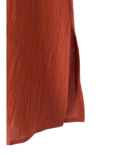 koe（コエ）の「キャップスリーブベルト付きワンピース＊（ワンピース・レディース・ブラック/オフホワイト/グリーン/テラコッタ・FREE）」の14枚目の写真