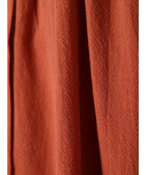 koe（コエ）の「キャップスリーブベルト付きワンピース＊（ワンピース・レディース・ブラック/オフホワイト/グリーン/テラコッタ・FREE）」の9枚目の写真