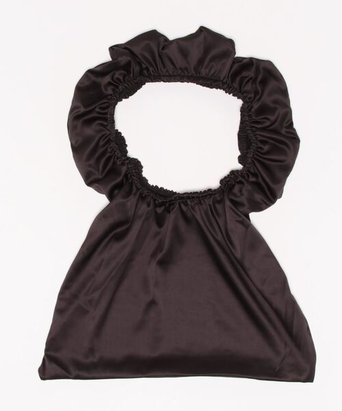 DONOBAN（ドノバン）の「ギャザーハンドバッグ（ハンドバッグ・レディース・ブラック・ONESIZE）」の6枚目の写真