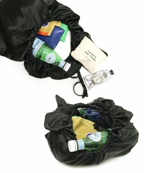 DONOBAN（ドノバン）の「ギャザーハンドバッグ（ハンドバッグ・レディース・ブラック・ONESIZE）」の4枚目の写真