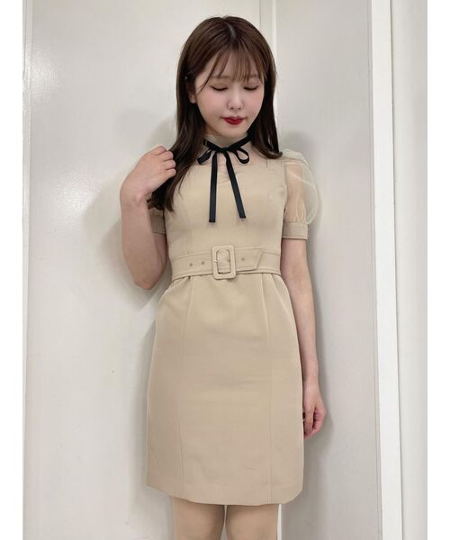 EATME(イートミー)の「ハートカットシースルーワンピース(ワンピース・レディース・ブラック/バーガンディー/ベージュ・SMALL/MEDIUM)」の14枚目の写真