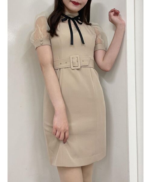 EATME(イートミー)の「ハートカットシースルーワンピース(ワンピース・レディース・ブラック/バーガンディー/ベージュ・SMALL/MEDIUM)」の15枚目の写真