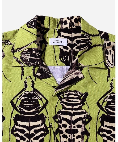 Saturdays NYC（サタデーズ ニューヨークシティ ）の「York Entomology SS Shirt（シャツ/ブラウス・メンズ・ミント/ブラック・L/S/XL/M/X-SMALL）」の8枚目の写真