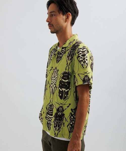 Saturdays NYC（サタデーズ ニューヨークシティ ）の「York Entomology SS Shirt（シャツ/ブラウス・メンズ・ミント/ブラック・L/S/XL/M/X-SMALL）」の18枚目の写真