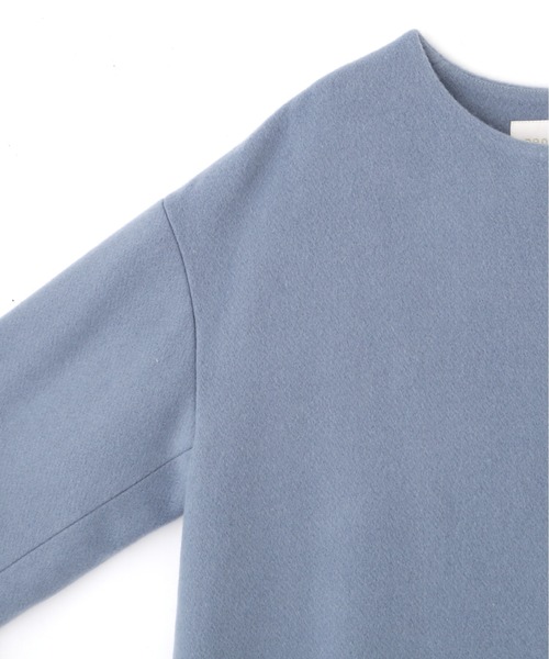 PROPORTION BODY DRESSING（プロポーションボディドレッシング）の「【美人百花11月号タイアップ 休井美郷さん着用商品】レスキュールノーカラーミドルコート / 1212252901（ノーカラーコート・レディース・ブルー/ダークグレー/オフホワイト/パープル・SMALL/MEDIUM）」の20枚目の写真