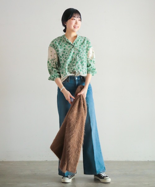 NOMBRE IMPAIR（ノンブルアンペール）の「フラワー＆バードPT 前開き 