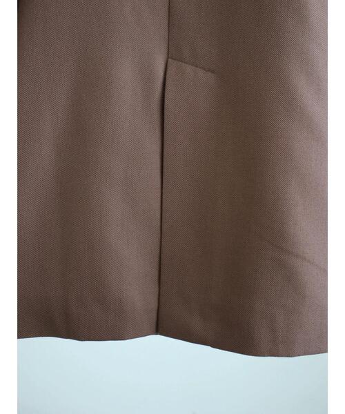 ENVYM（アンビー）の「ENVYM.ダブルブレストジャケット（テーラードジャケット・レディース・ブラウン/チェック/ブラック・FREE）」の14枚目の写真