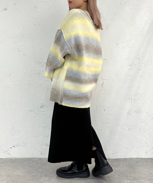 MASU グラデーション　カーディガン MASU グラデーション カーディガン