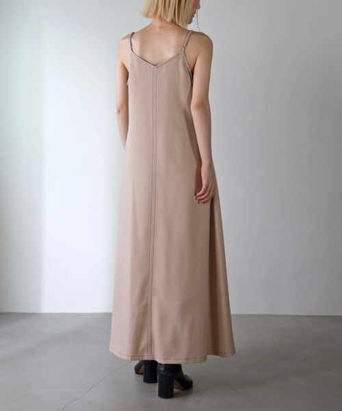 UNFIELD(アンフィールド)の「【UNFIELD】長袖ボレロ+キャミワンピースセット(ワンピース・レディース・ブラック/ベージュ・FREE)」の10枚目の写真