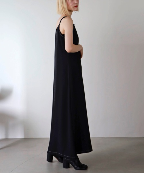 UNFIELD(アンフィールド)の「【UNFIELD】長袖ボレロ+キャミワンピースセット(ワンピース・レディース・ブラック/ベージュ・FREE)」の8枚目の写真