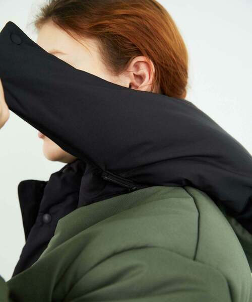 FRAPBOIS（フラボア）の「トレンチダウン（ダウンジャケット/コート・レディース・ネイビー/ブラック・2/1）」の17枚目の写真