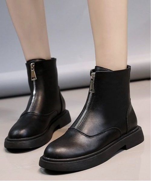 Burner(バーナー)の「【OKUOKU 0909】センタージップ チェルシーブーツ oku-shoes-134-35(ブーツ・レディース・ブラック/ブラック系その他・40/38/36)」の7枚目の写真