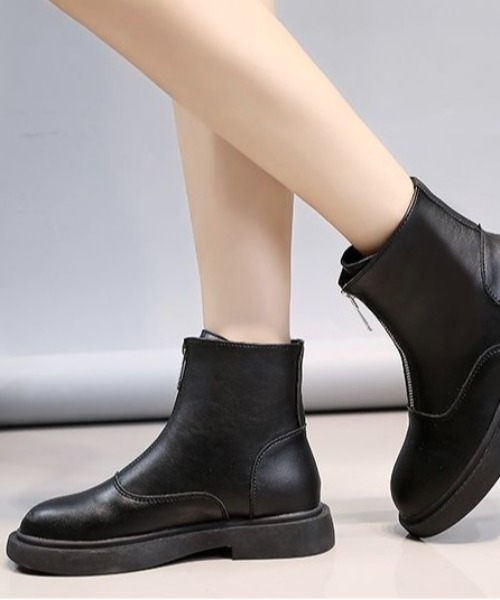Burner(バーナー)の「【OKUOKU 0909】センタージップ チェルシーブーツ oku-shoes-134-35(ブーツ・レディース・ブラック/ブラック系その他・40/38/36)」の9枚目の写真