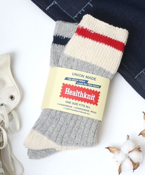 Healthknit(ヘルスニット)の「Healthknit(ヘルスニット)「2足セット」無地・タイダイ・ラインソックス/ハイソックス靴下/クォーターソックス(ソックス/靴下・メンズ・レインボー/ベージュ系その他2/ベージュ系その他3/ホワイト系その他/グレー系その他/ベージュ系その他/ブラウン系その他/スモーク/ホワイト系その他2/霜降りグレー/ミックスグレー/ベージュ系その他4/ブルー系その他/ブラック系その他・M/S)」の7枚目の写真