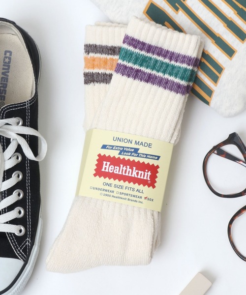 Healthknit(ヘルスニット)の「Healthknit(ヘルスニット)「2足セット」無地・タイダイ・ラインソックス/ハイソックス靴下/クォーターソックス(ソックス/靴下・メンズ・レインボー/ベージュ系その他2/ベージュ系その他3/ホワイト系その他/グレー系その他/ベージュ系その他/ブラウン系その他/スモーク/ホワイト系その他2/霜降りグレー/ミックスグレー/ベージュ系その他4/ブルー系その他/ブラック系その他・M/S)」の11枚目の写真