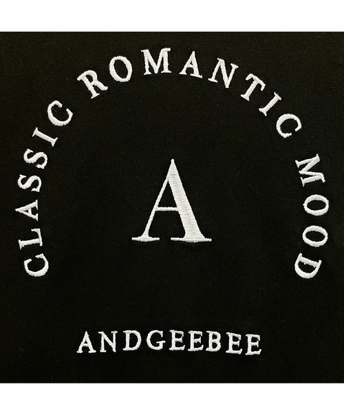 ANDGEEBEE（アンジービー）の「UNISEX アーチロゴロンT（Tシャツ/カットソー・レディース・ブルー/ブラック・X-LARGE）」の5枚目の写真