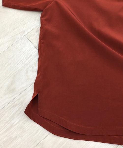 KIIT（キート）の「KIIT キート / PULLOVER HENLY NECK T-SHIRT プルオーバー ヘンリーネックプルオーバー半袖シャツ / KIO-T99-200（Tシャツ/カットソー・メンズ・レッド/アイボリー/チャコールグレー・1/2/3）」の22枚目の写真