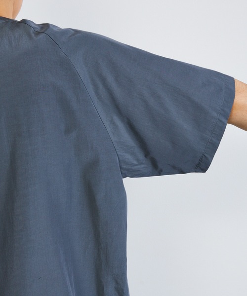 KIIT（キート）の「KIIT キート / PULLOVER HENLY NECK T-SHIRT プルオーバー ヘンリーネックプルオーバー半袖シャツ / KIO-T99-200（Tシャツ/カットソー・メンズ・レッド/アイボリー/チャコールグレー・1/2/3）」の13枚目の写真
