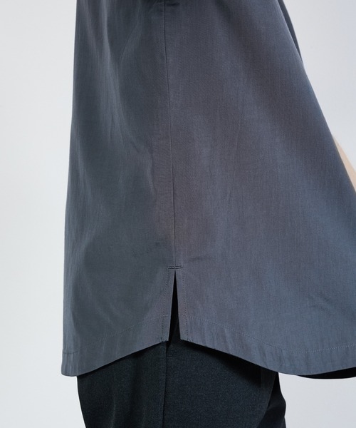 KIIT（キート）の「KIIT キート / PULLOVER HENLY NECK T-SHIRT プルオーバー ヘンリーネックプルオーバー半袖シャツ / KIO-T99-200（Tシャツ/カットソー・メンズ・レッド/アイボリー/チャコールグレー・1/2/3）」の12枚目の写真