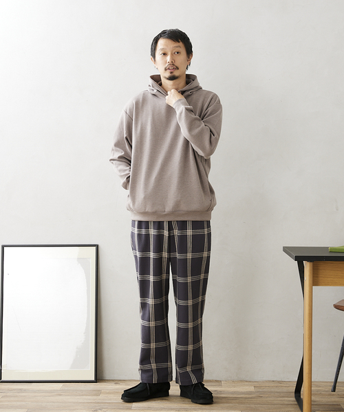 JOURNAL STANDARD relume（ジャーナルスタンダード　レリューム）の「TR ダンボール パーカー（パーカー・メンズ・ライトグレー/ブラウン系その他/コバルトブルー・MEDIUM/LARGE）」の12枚目の写真