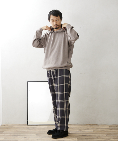 JOURNAL STANDARD relume（ジャーナルスタンダード　レリューム）の「TR ダンボール パーカー（パーカー・メンズ・ライトグレー/ブラウン系その他/コバルトブルー・MEDIUM/LARGE）」の20枚目の写真