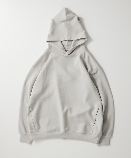 JOURNAL STANDARD relume（ジャーナルスタンダード　レリューム）の「TR ダンボール パーカー（パーカー・メンズ・ライトグレー/ブラウン系その他/コバルトブルー・MEDIUM/LARGE）」の4枚目の写真