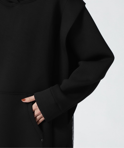 AULA AILA（アウラアイラ）の「AULA AILA/アウラアイラ/別注NEWバックチュールフーディー（パーカー・レディース・ホワイト/ブラック・0）」の22枚目の写真