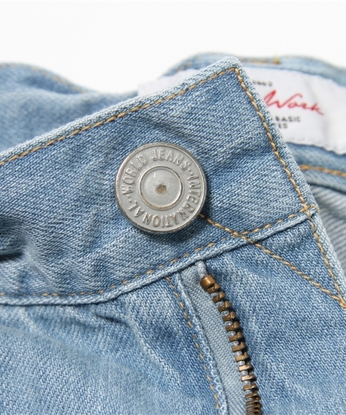 FRAMeWORK（フレームワーク）の「ダメージデニム 5P　パンツ。（その他パンツ・レディース・ホワイト/サックスブルー・38/36/40）」の10枚目の写真