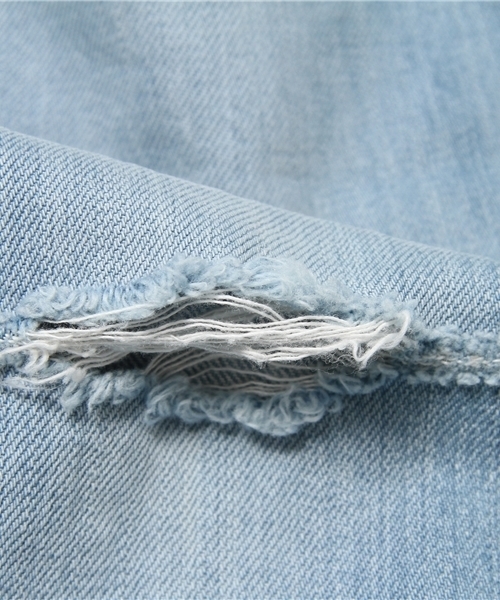 FRAMeWORK（フレームワーク）の「ダメージデニム 5P　パンツ。（その他パンツ・レディース・ホワイト/サックスブルー・38/36/40）」の14枚目の写真