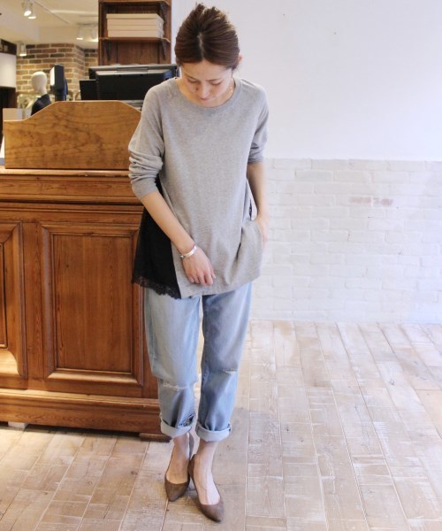 FRAMeWORK（フレームワーク）の「ダメージデニム 5P　パンツ。（その他パンツ・レディース・ホワイト/サックスブルー・38/36/40）」の17枚目の写真