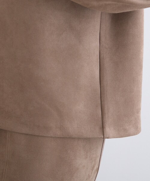 INDIVI（インディヴィ）の「【SETUP可能】スエードライク 袖コンシャストップス（Tシャツ/カットソー・レディース・ナチュラル/キャメル/ライトパープル・05/12/13/15 /34/38）」の10枚目の写真