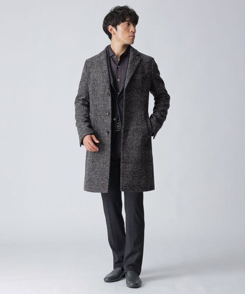 EPOCA UOMO（エポカウォモ）の「グレンチェックチェスターコート