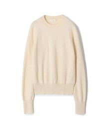 カシミヤ クルーネックプルオーバー