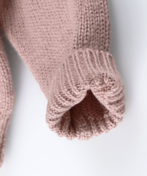 BRANSHES（ブランシェス）の「ボンテン付きニット（ニット/セーター・キッズ・ピンクベージュ/アイボリー・M/L/XL）」の20枚目の写真