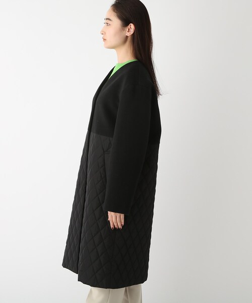 OPAQUE.CLIPウール&カシミヤMIXキルティング切替コート OPAQUE.CLIP（オペークドットクリップ）の「◇ウール&カシミヤMIX